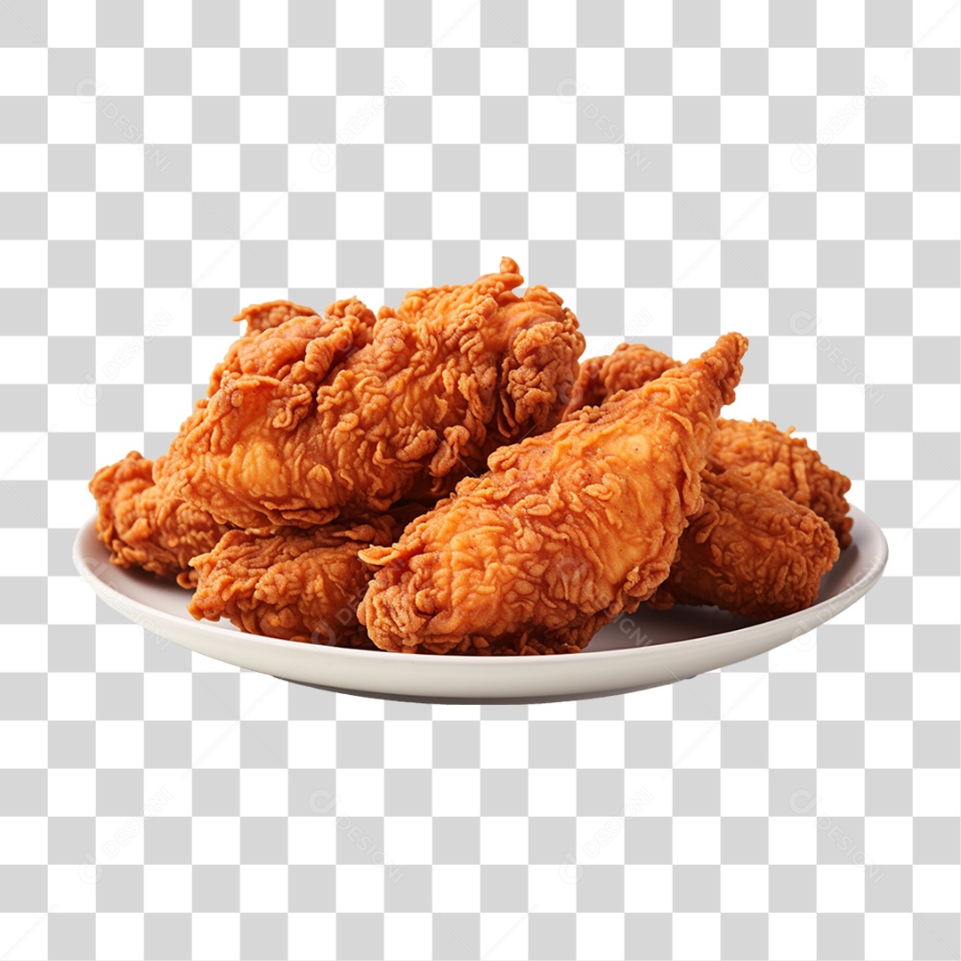 Frango Frito PNG Transparente