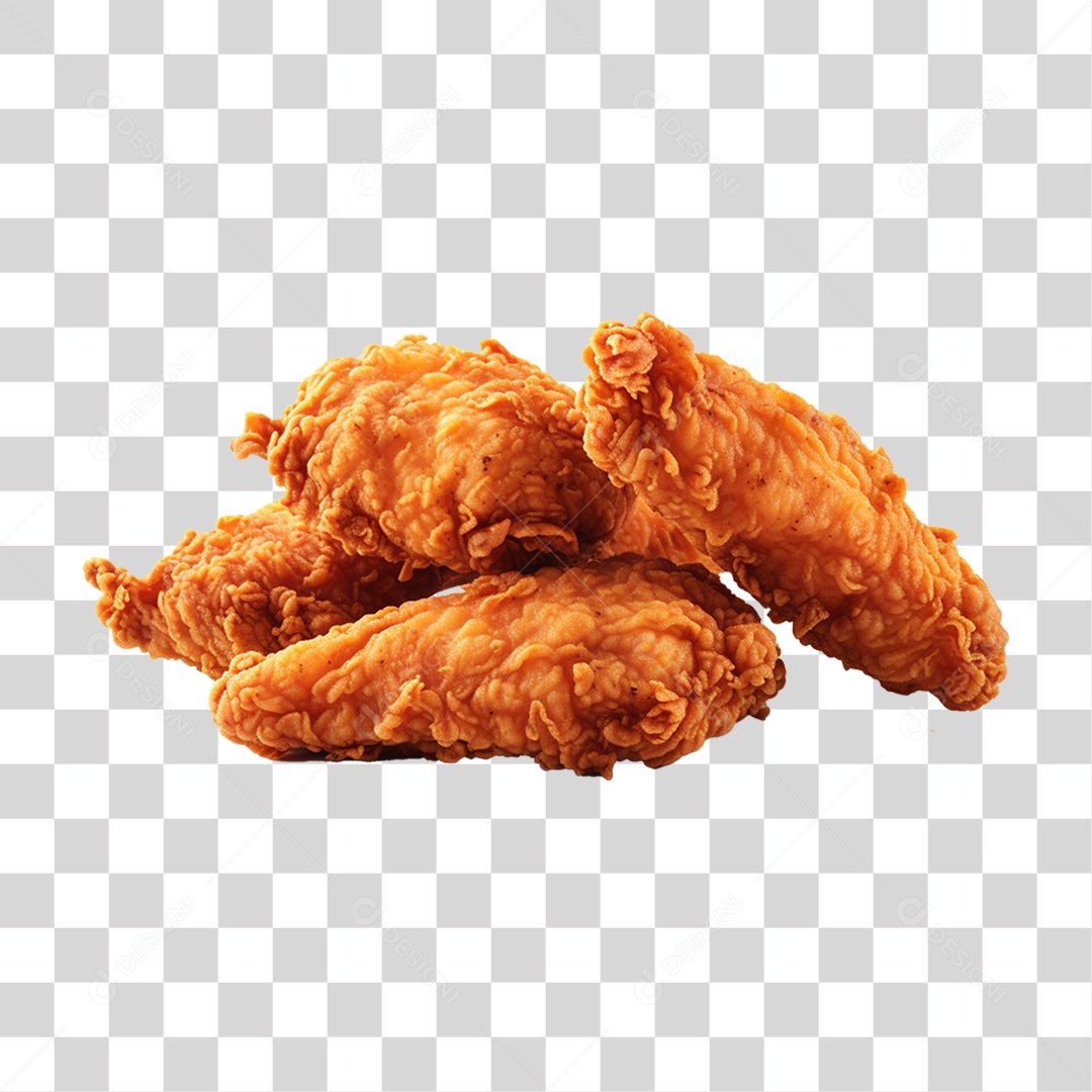 Frango Frito PNG Transparente