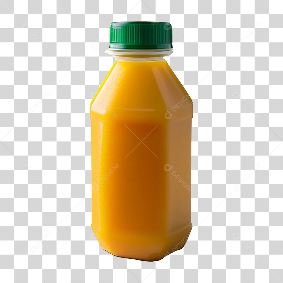 Garrafa com Suco de laranja PNG Transparente