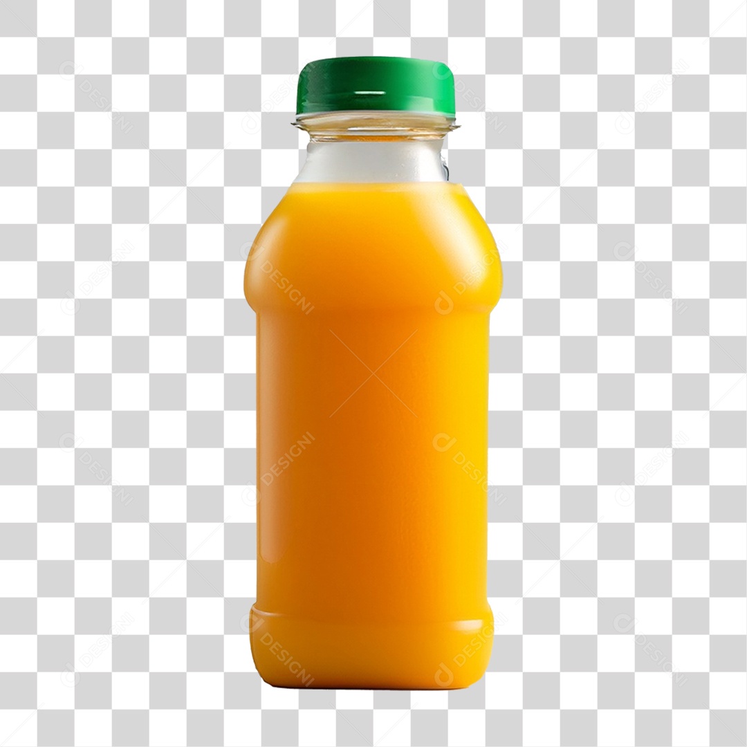 Garrafa com Suco de laranja PNG Transparente