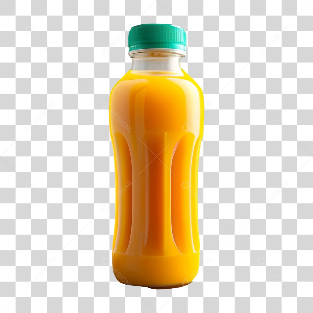 Garrafa com Suco de laranja PNG Transparente