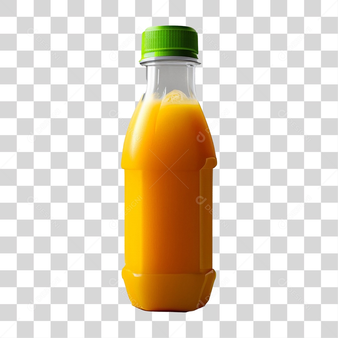 Garrafa com Suco de laranja PNG Transparente