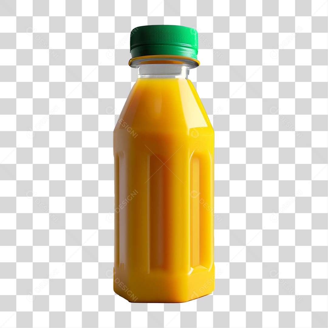 Garrafa com Suco de laranja PNG Transparente