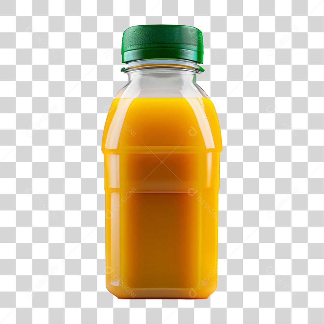 Garrafa com Suco de laranja PNG Transparente