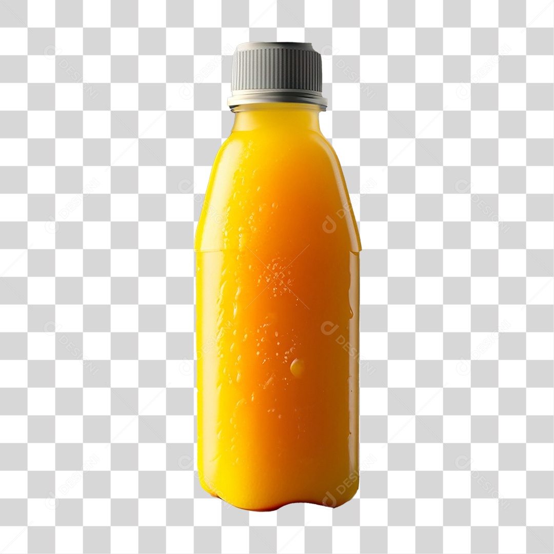 Garrafa com Suco de laranja PNG Transparente