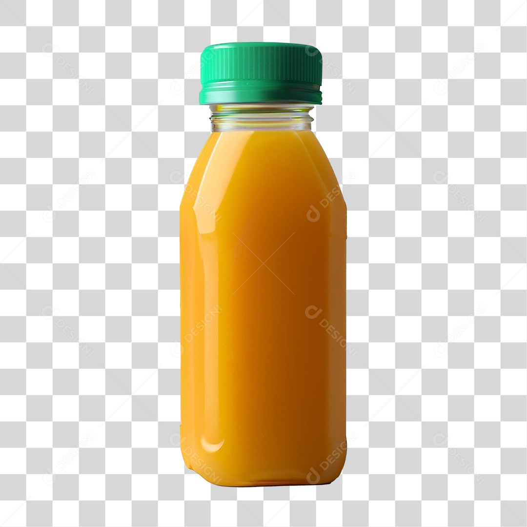 Garrafa com Suco de laranja PNG Transparente