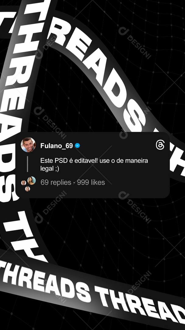 Story Thread Social Media PSD Editável
