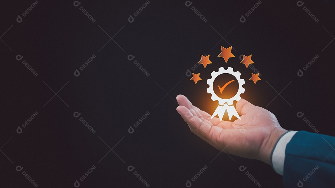 Conceito de Pesquisa de Satisfação do Cliente, aplicativo on-line de classificação de experiência de serviço, avaliação do cliente, qualidade do serviço do produto, revisão de feedback de satisfação, qualidade muito boa.