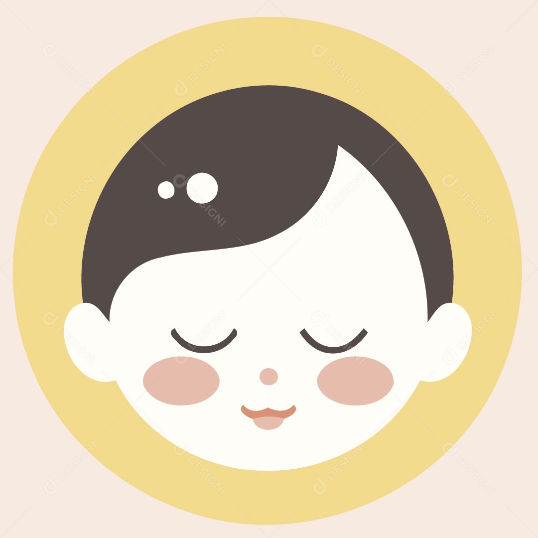 Bebê Recém Nascido Ilustração Vetor EPS