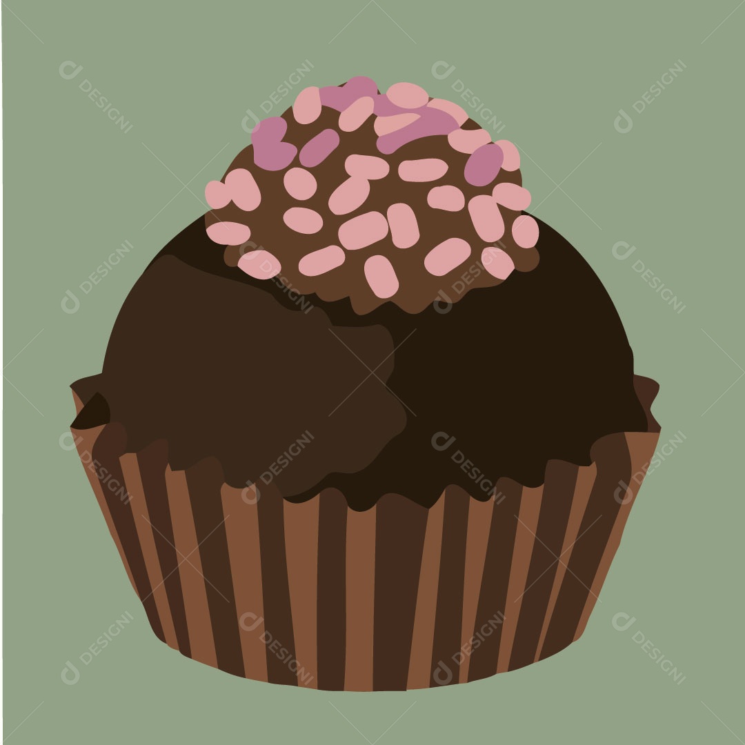 Cupcake Ilustração Vetor EPS