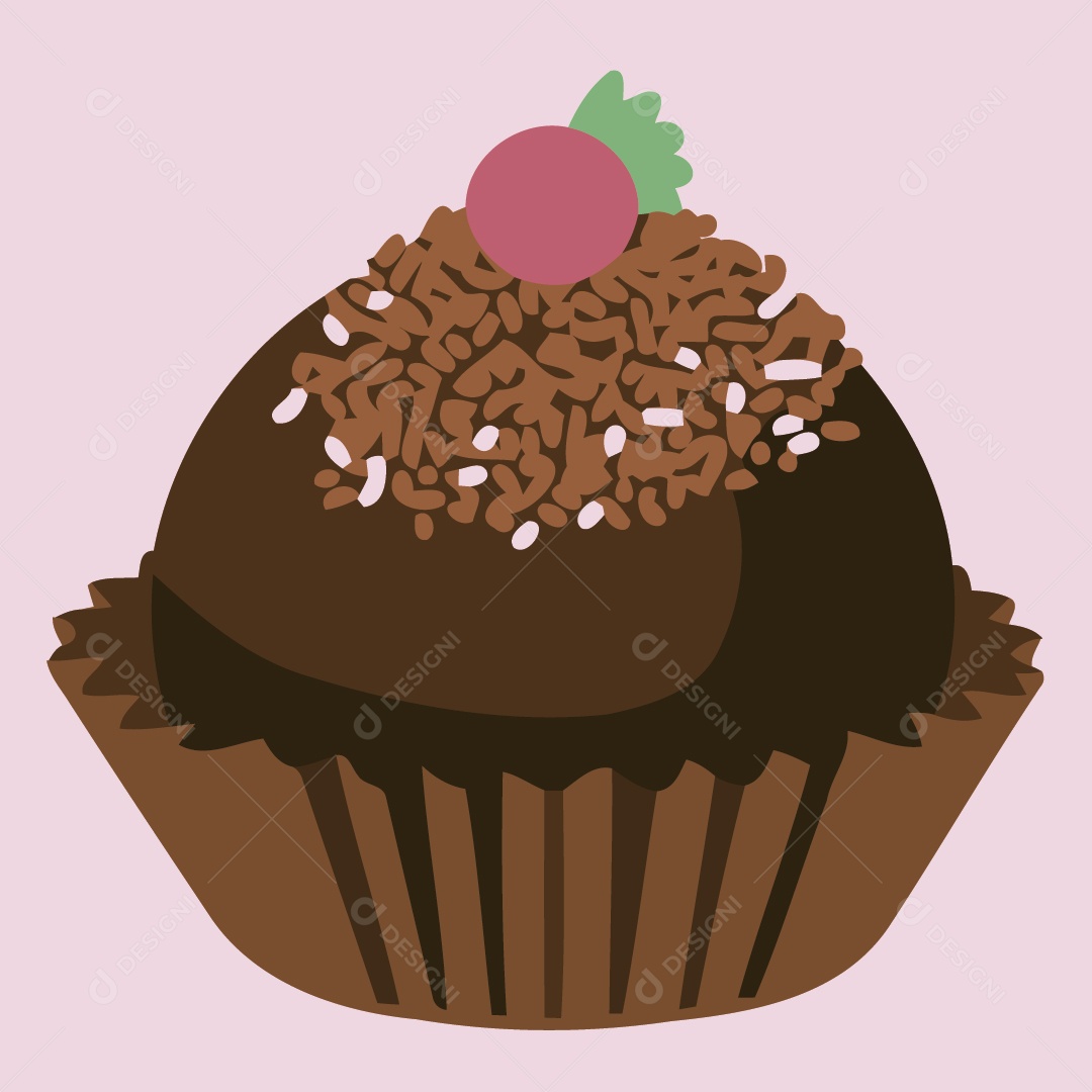 Cupcake Ilustração Vetor EPS