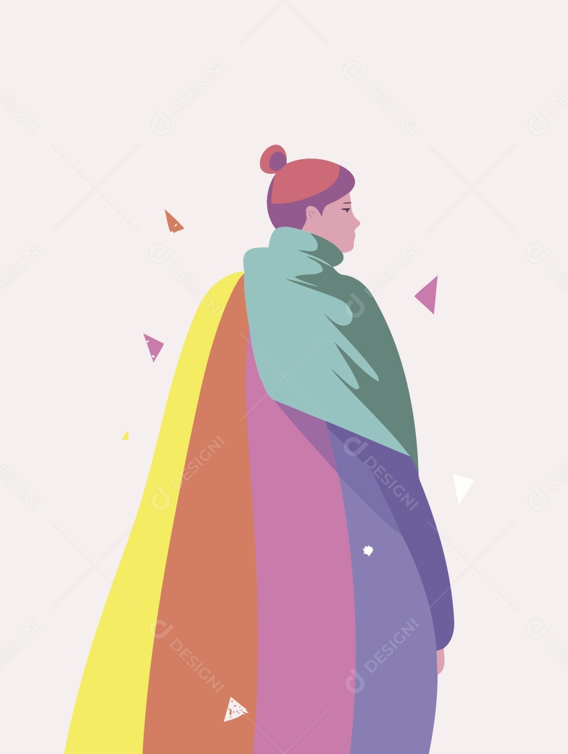 Personagem Do Orgulho LGBT Ilustração Vetor EPS