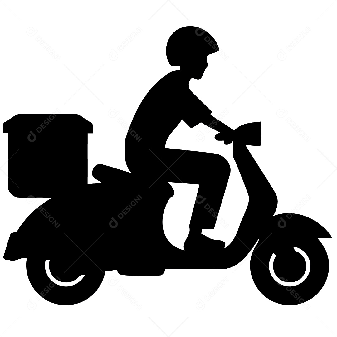 Entregador Ilustração Vetor EPS