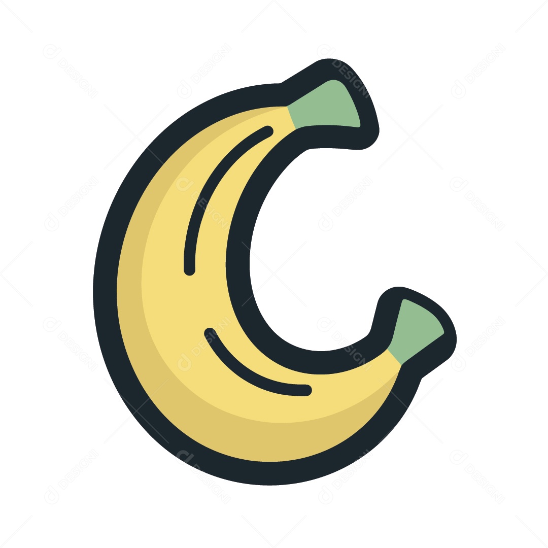 Banana  Ilustração Vetor EPS