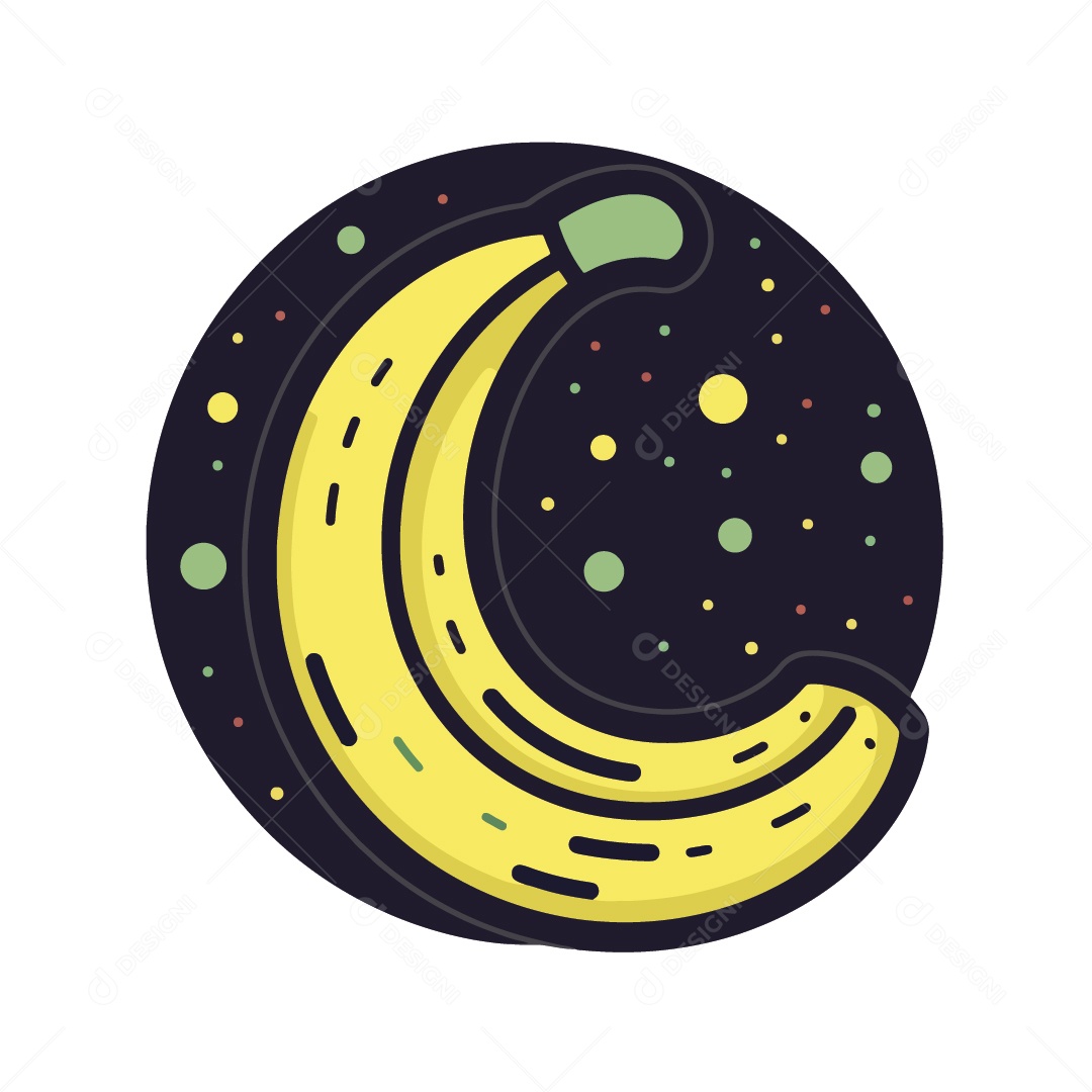 Banana  Ilustração Vetor EPS