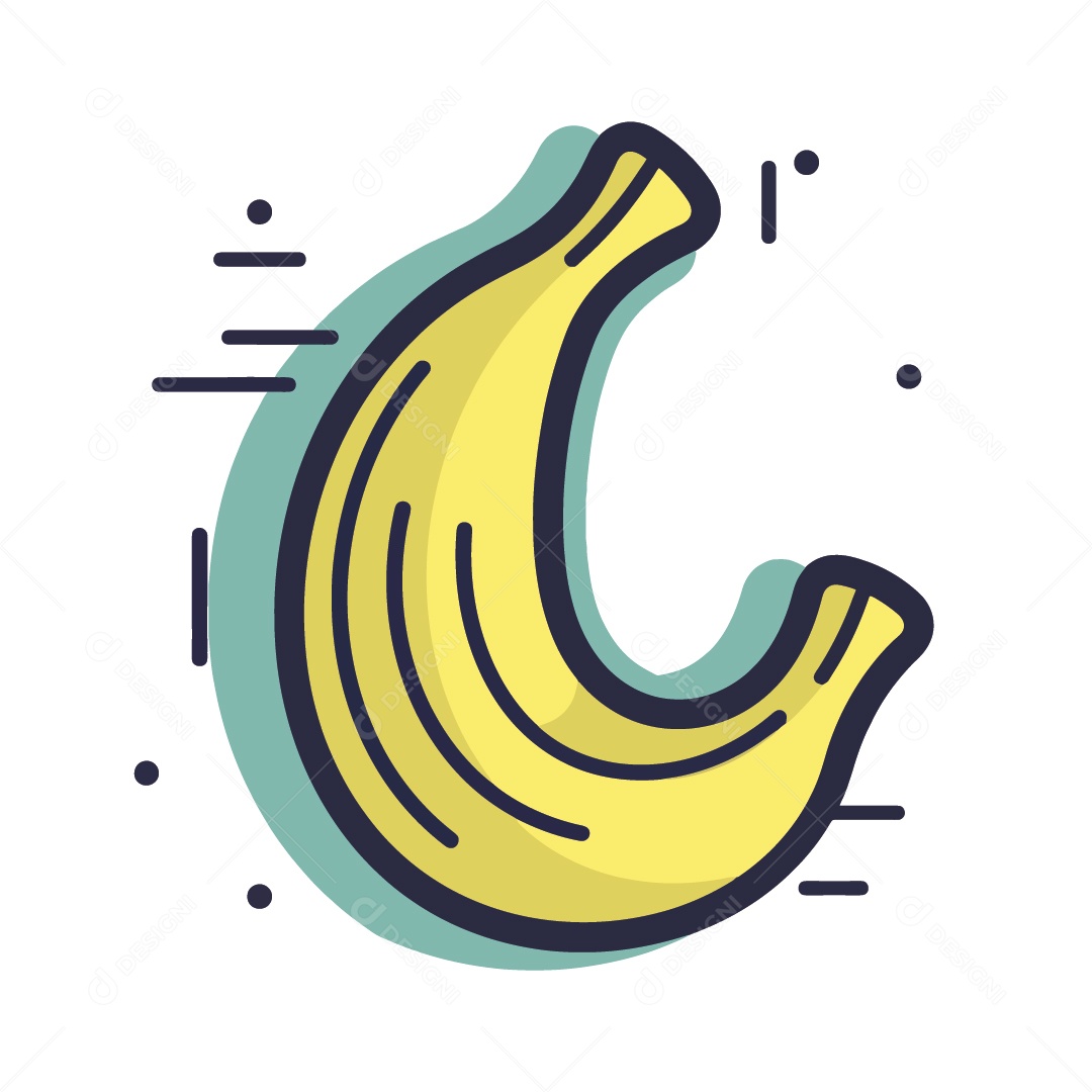 Banana  Ilustração Vetor EPS