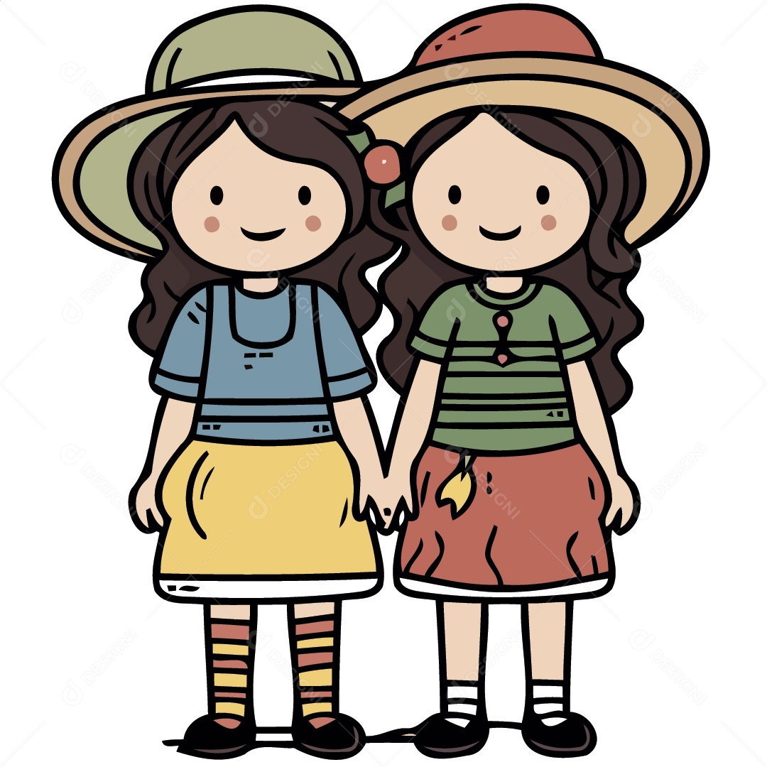 Personagem De Festa Junina Ilustração Vetor EPS