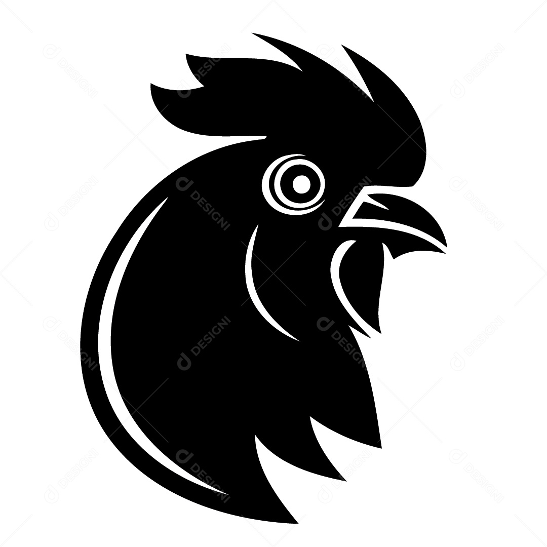 Galo Ilustração Vetor EPS