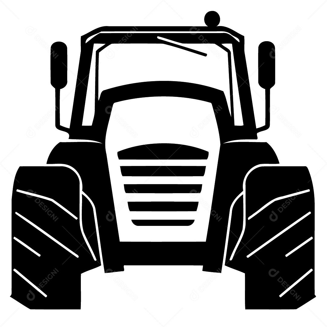 Trator Ilustração Vetor EPS