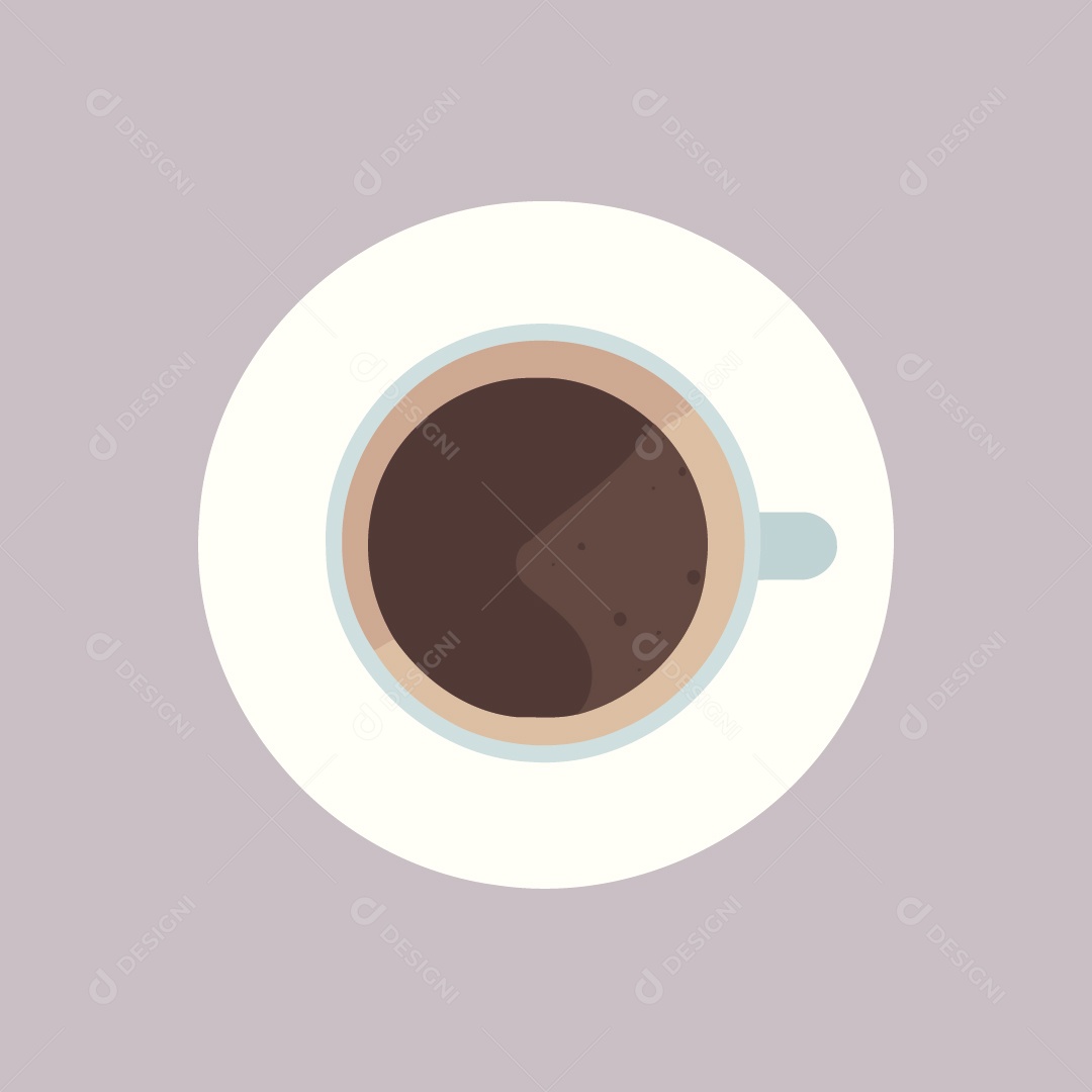 Xicara De Café Ilustração Vetor EPS