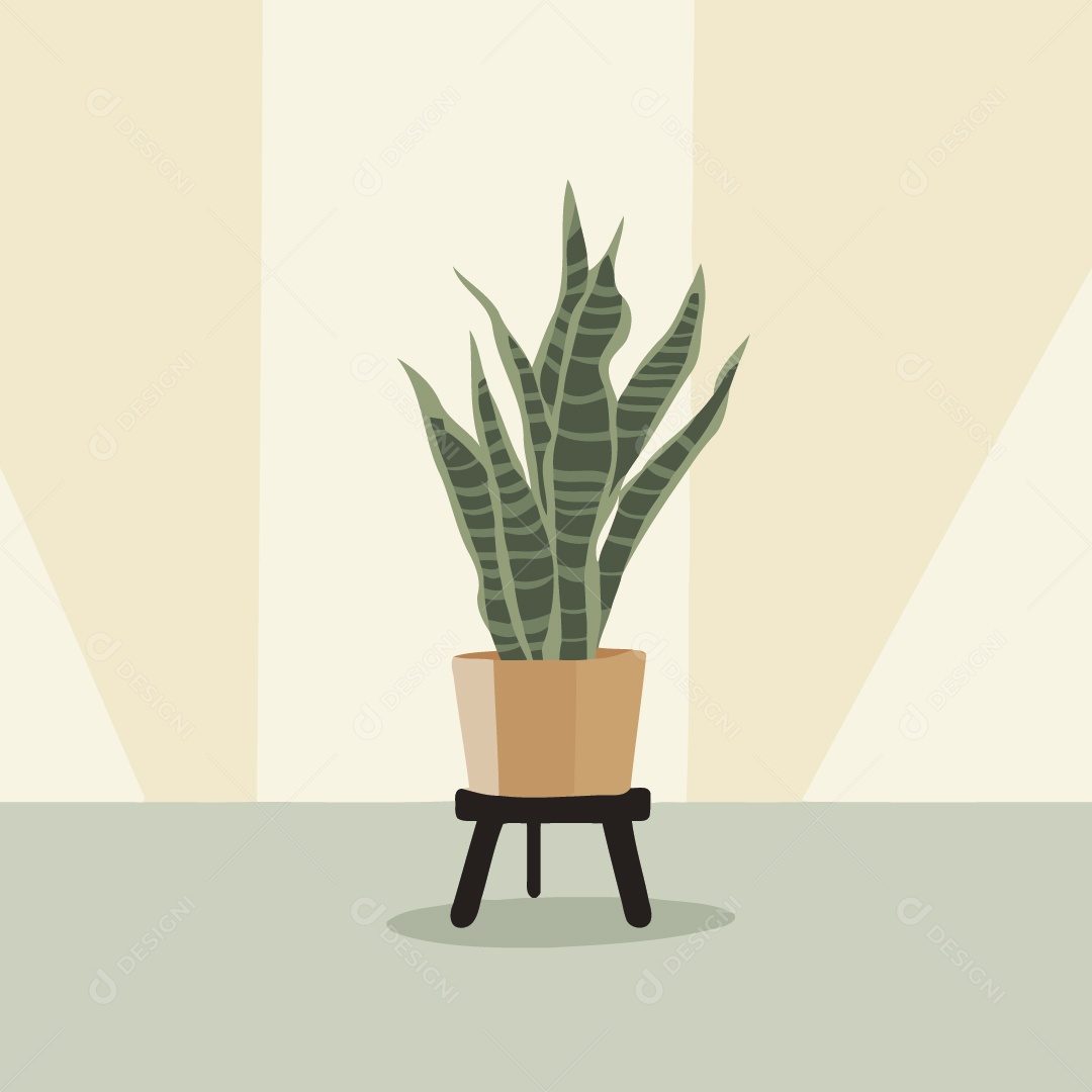 Planta Ilustração Vetor EPS