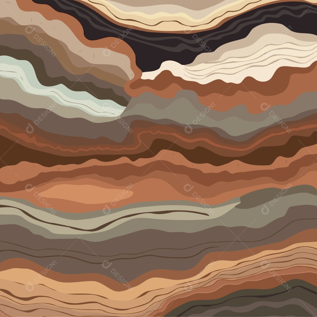 Solo Rochoso Ilustração Vetor EPS