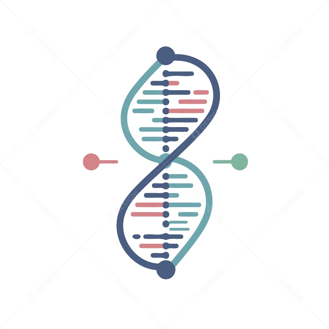 Ilustração de DNA Vetor EPS