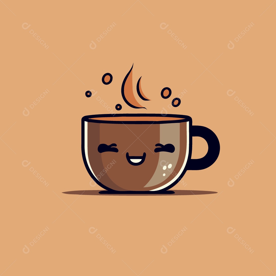 Xicara de Café Ilustração Vetor EPS