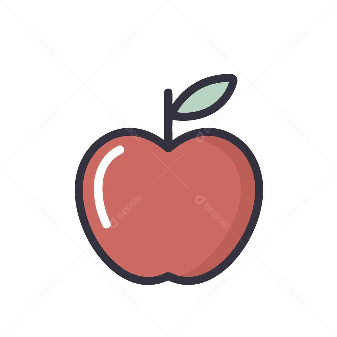 Maçã Ilustração Vetor EPS
