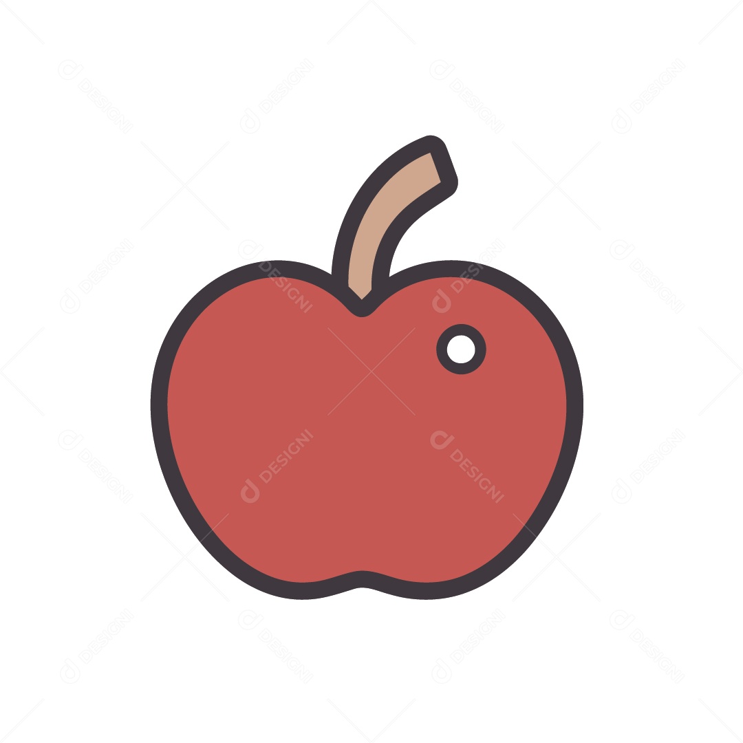 Maçã Ilustração Vetor EPS