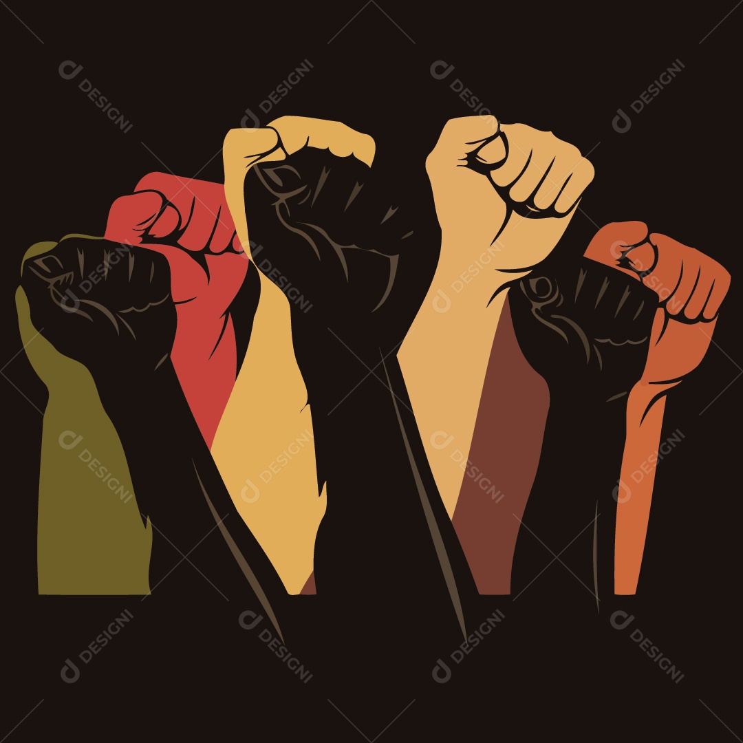 Diversidade Racial Ilustração Vetor EPS