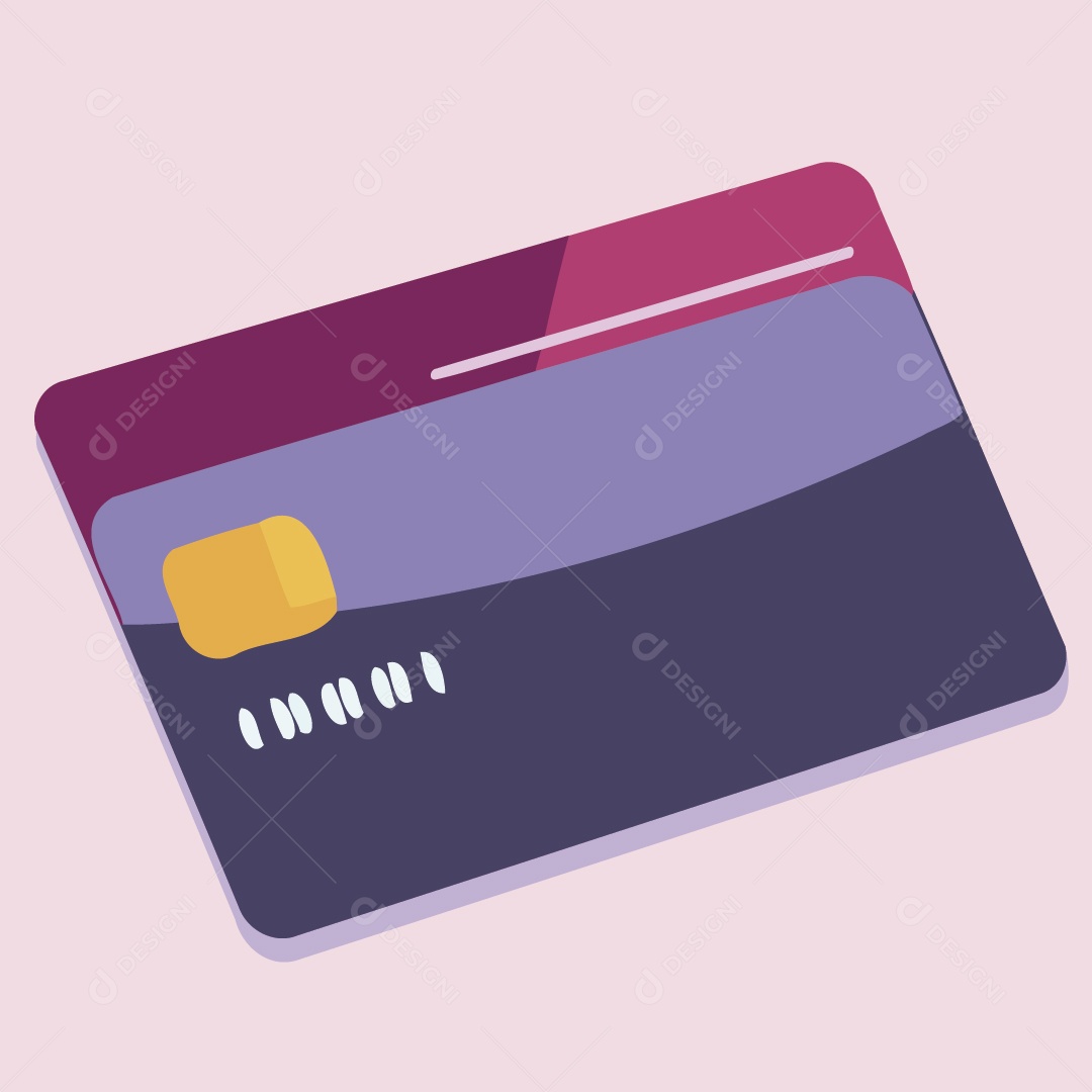 Cartão De Credito Ilustração Vetor EPS