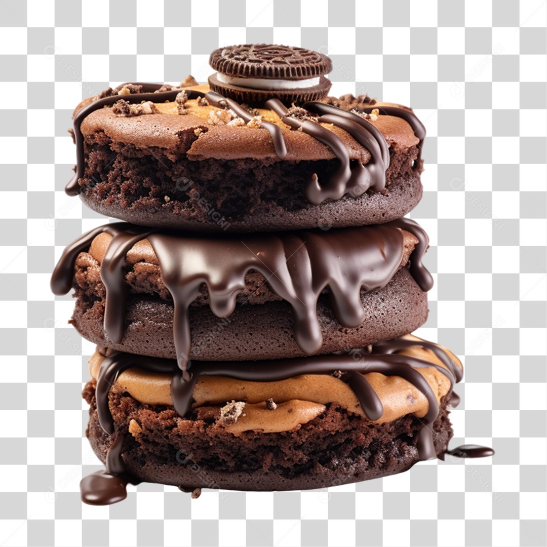 Bolos de Chocolate PNG Transparente