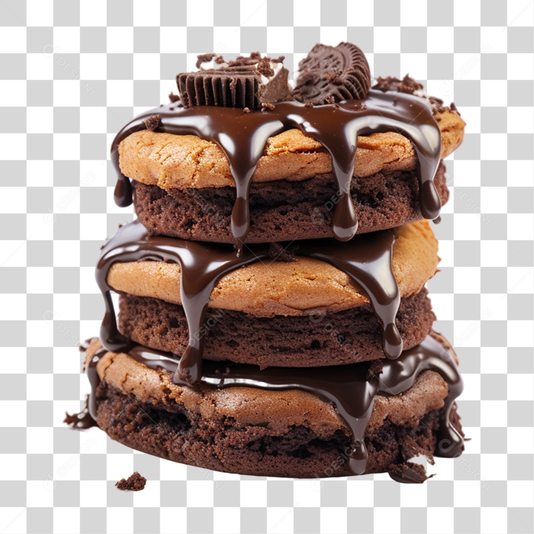Bolos de Chocolate PNG Transparente