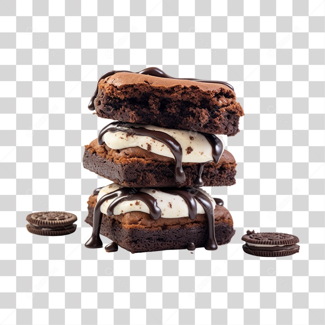 Bolos de Chocolate PNG Transparente