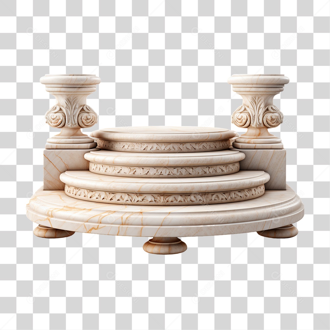 Cenário Pódio Podium Exposição PNG Transparente