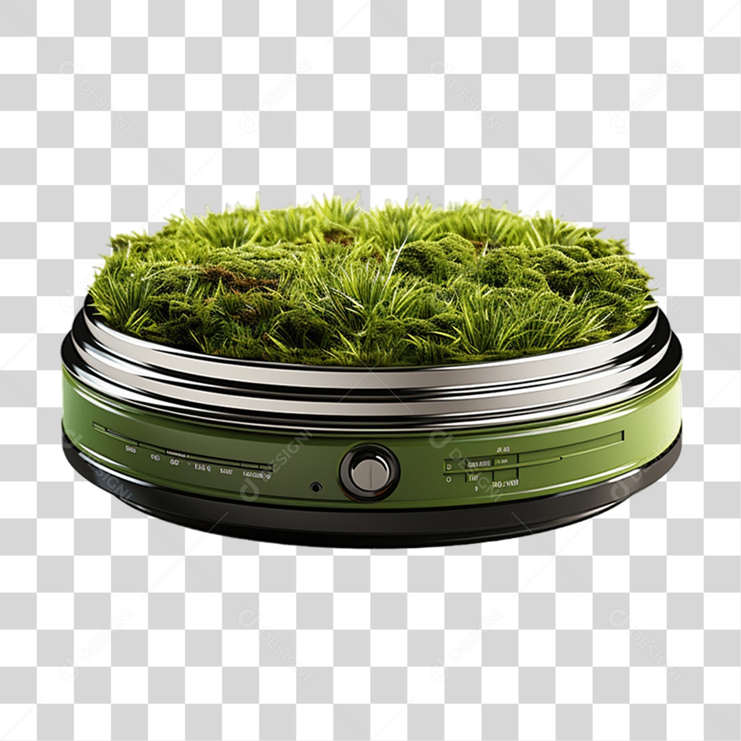 Cenário Pódio Podium de Grama Exposição PNG Transparente