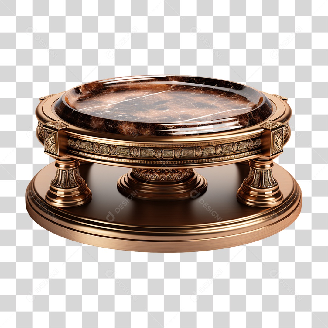 Cenário Pódio Podium de Exposição PNG Transparente