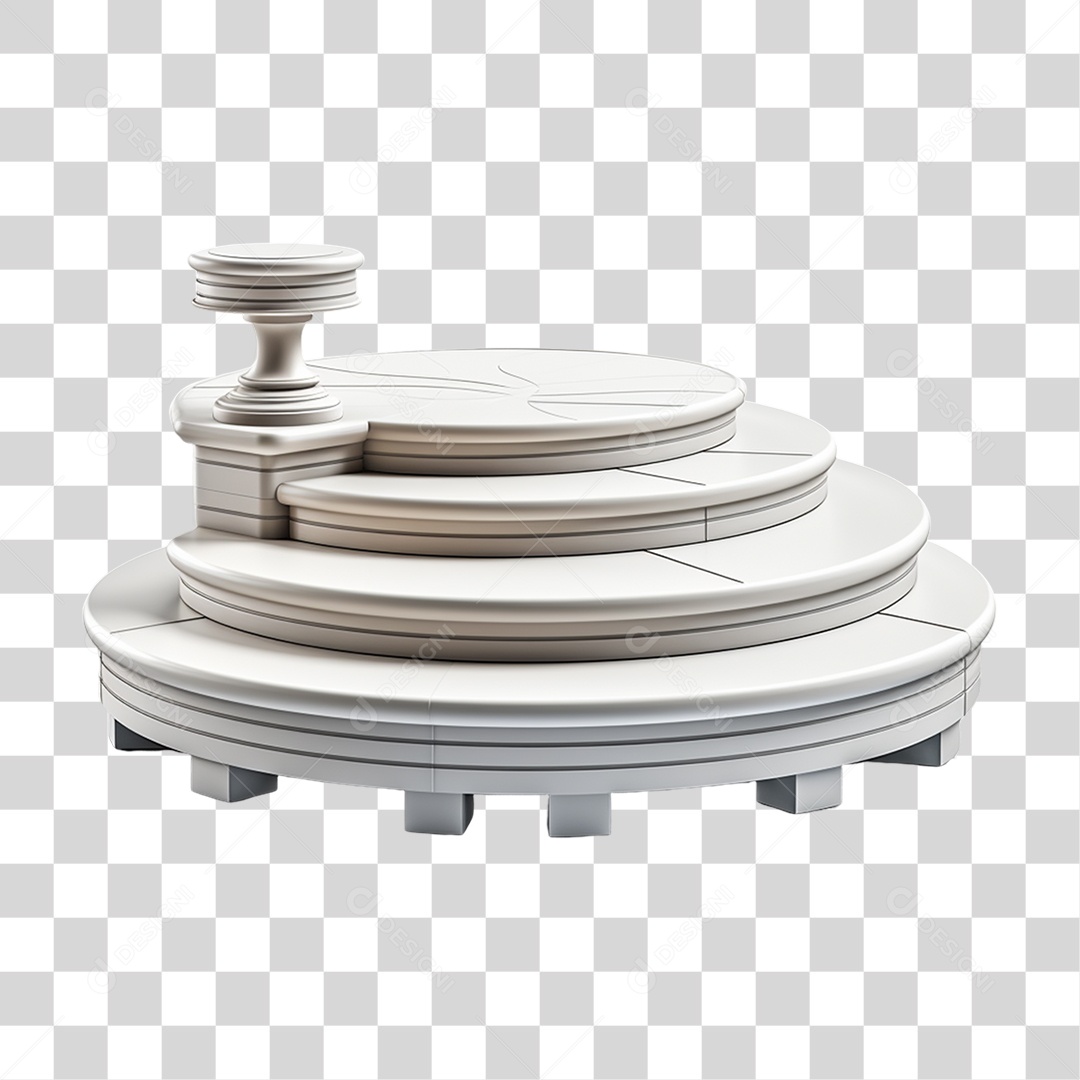 Cenário Pódio Podium de Exposição PNG Transparente