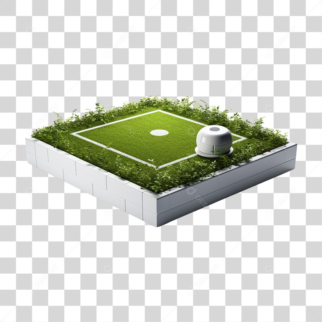 Cenário Pódio Podium de Grama Exposição PNG Transparente