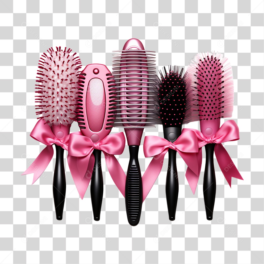 Escova de Cabelo PNG Transparente