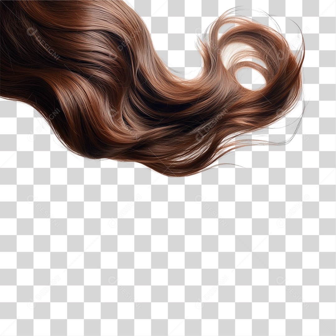 Cabelo Solto PNG Transparente