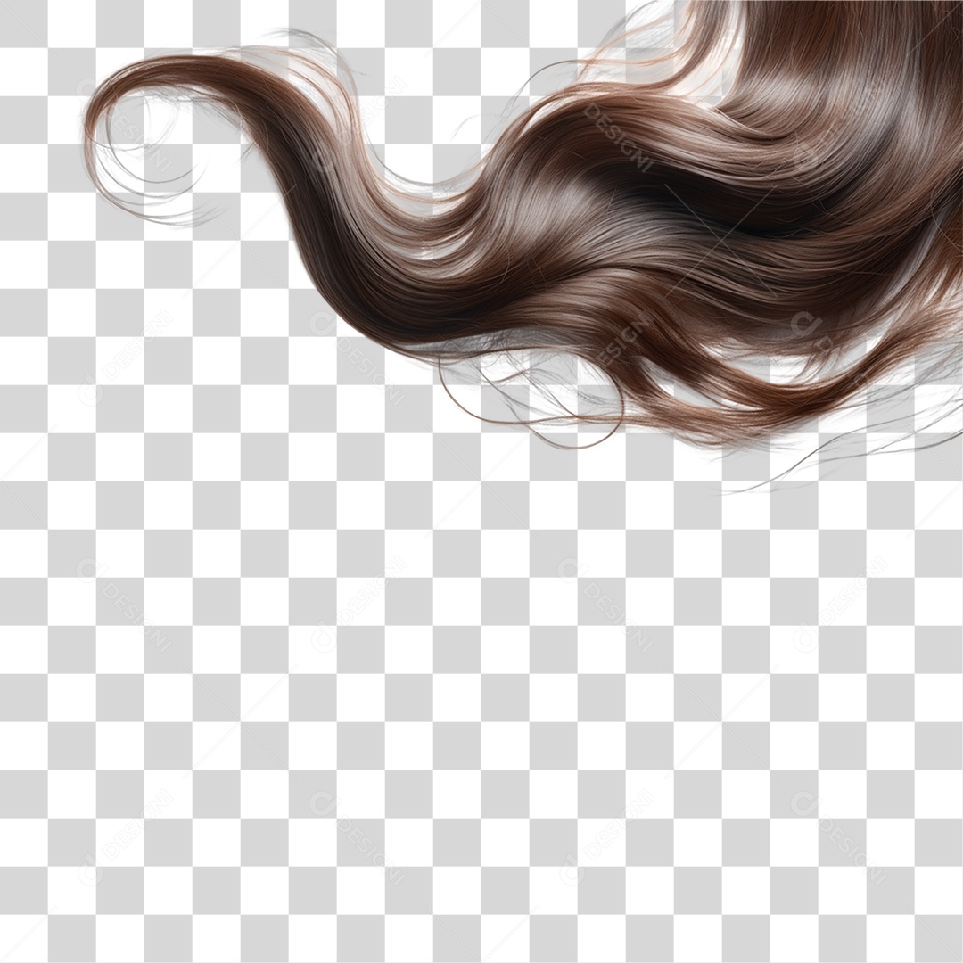 Cabelo Solto PNG Transparente