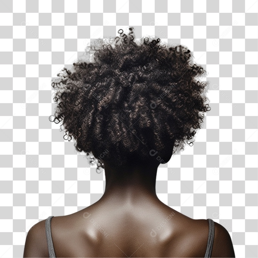 Cabelo de Costas PNG Transparente