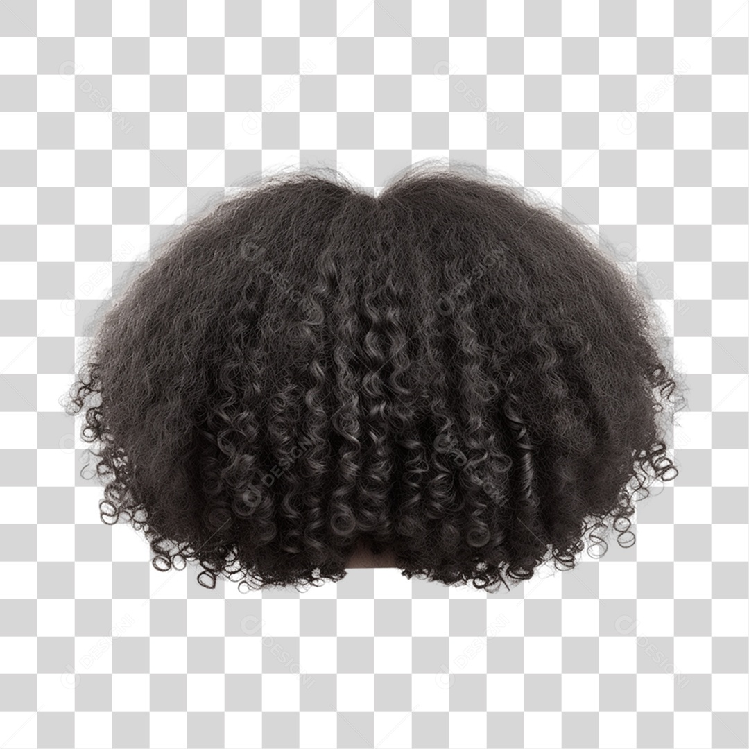 Objeto 3D Cabelo Para Composição PNG Transparente