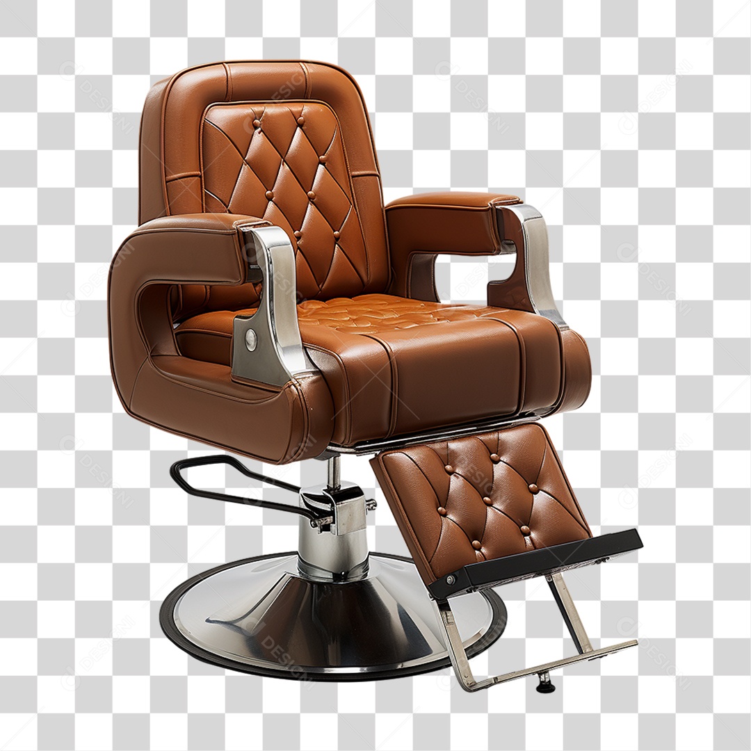 Cadeira para Corte de Cabelo PNG Transparente