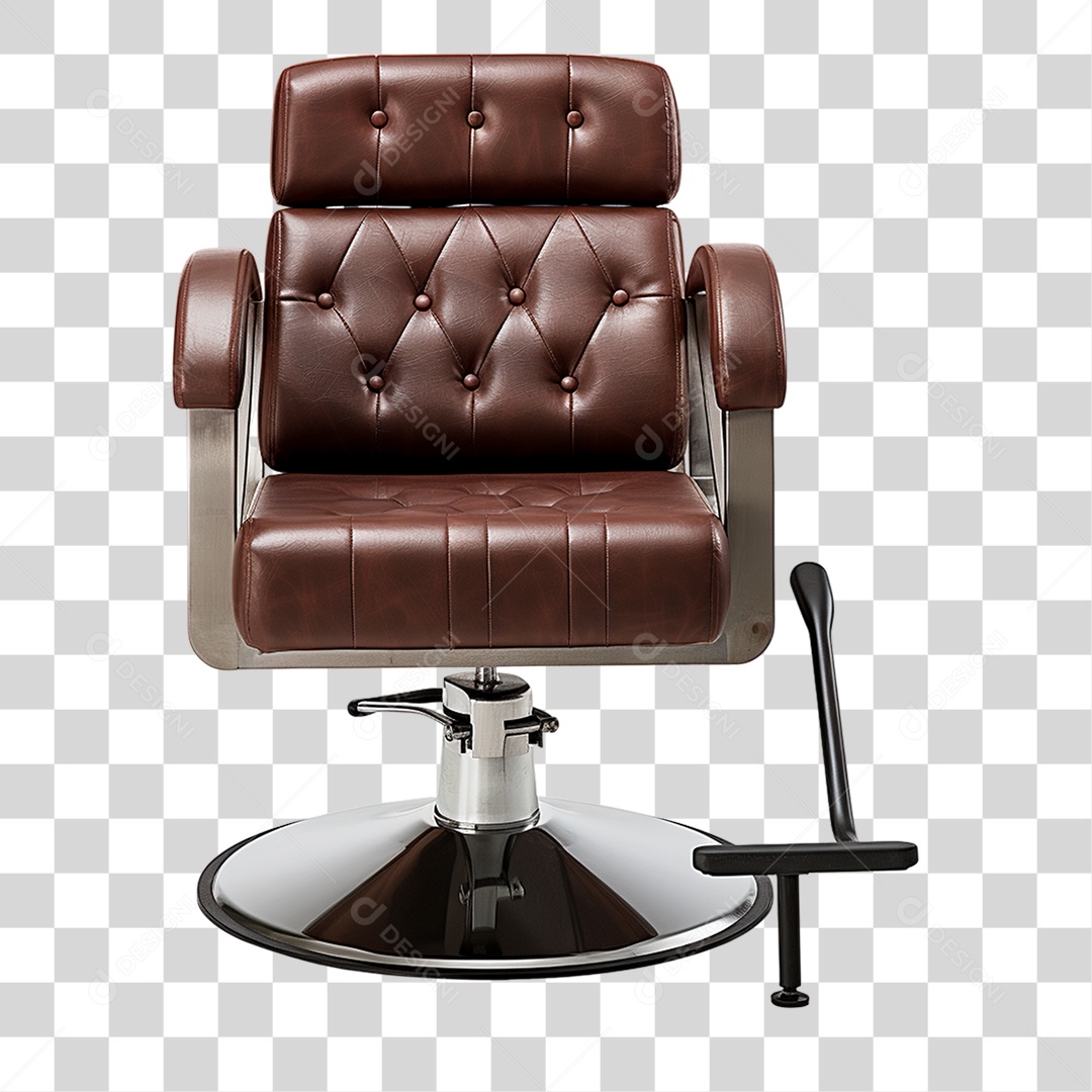 Cadeira para Corte de Cabelo PNG Transparente