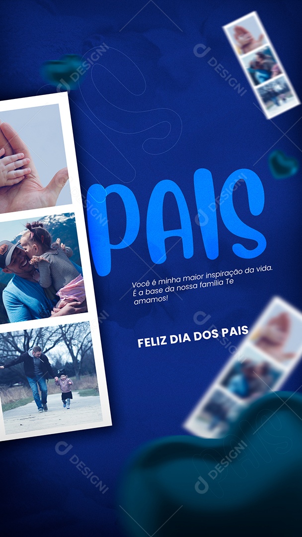 Story Feliz Dia Dos Pais Social Media PSD Editável