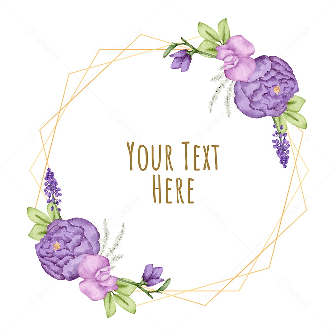 Grinaldas de Quadro Floral Vetor Grinaldas de Quadro Floral Vetor EPS