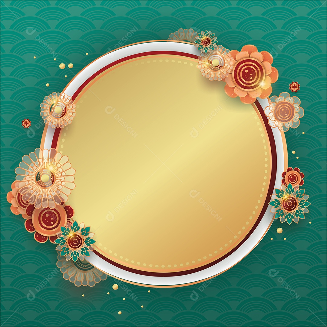 Pódio de Design de Estilo Tailandês para Vários Anúncios Vetor EPS